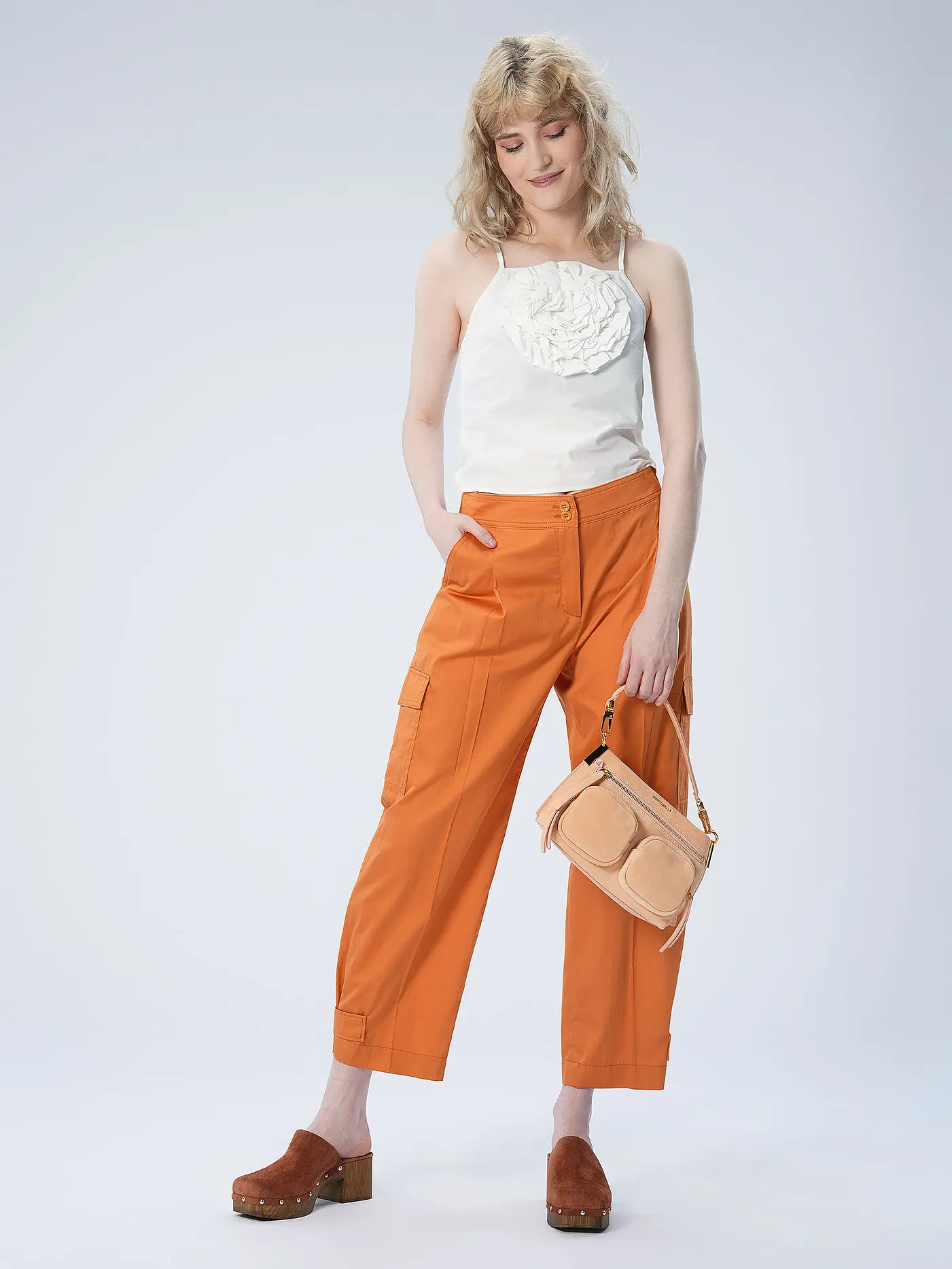 MARC CAIN | Cargohose WELS Wide Fit | 